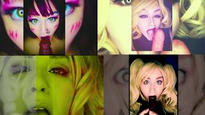 Goddess Lana - Hot Sensual Dildo Sucking Compilation 1