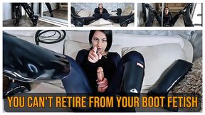 You Cant Retire From Your Boot Fetish : Hunters Boots Femdom