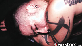 Yoshi Kawasaki powerful sex drive is just out of control so he fucks himself wit