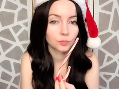 TheTinyFeetTreat - ASMR - Candy Cane Sucking