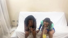 amateur extreme vol 3 with vitoria beatriz and ob slave nat playing with puk&, drinking piss and get manhandled pov style