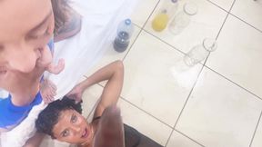 amateur extreme vol 3 with vitoria beatriz and ob slave nat playing with puk&, drinking piss and get manhandled pov style