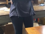 Coworker asked to see my panties