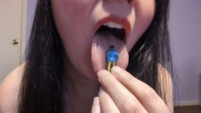 Tiny Is Surprised And Swallowed