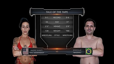 Andre Shakti vs Marcelo Mixed Wrestling