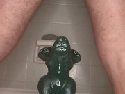 Sitting on my pup