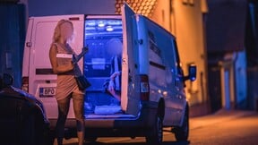 Hot Blonde Takes It All: Van Encounter with Explicit Details!