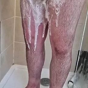 Virgin Wanks In Shower