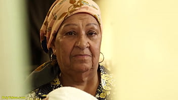 Old & Young: Granny's gaping ass fucked hard by young toyboy