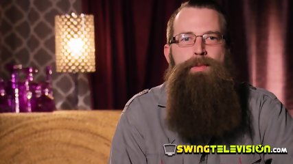 Weirdo couple signs off contract and head out to have a blast at swing party