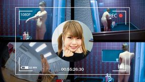 Peeping Tom of Classmate Kaede FUTABA changing clothes and shower scenes!