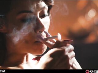 Cum Wench Smokin' Rimjob - Veronica Leal Smokes Cigarette Cowgirl Style With Cumshots & Squirt Trailer