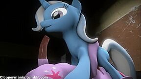 Horny 3d Pony Cuties Use Magic Dick To Pound Each Other Hard