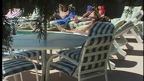 Gay Couple Holiday Pool Fuck - Sunny Outdoor Anal Pounding