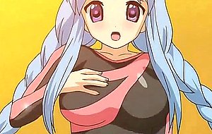 Anime chicks licking their nipples