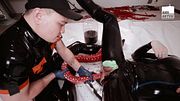 Tattooed Axel Abysse Gets Extreme Foot Fisting