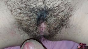 me fascina el cono peludo de mi hijastra