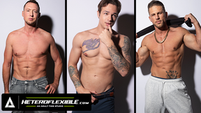 HETEROFLEXIBLE - HOW FELLOWS EJACULATION COMPILATION! PIERCE PARIS, JAYDEN MARCOS, & ROMAN TODD