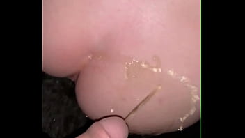 Oops , peeing on Miami Beach . He Piss on my ass hole &amp_ Pussy i squirt