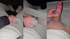 extrem verschwitzt nach gym im auto abgespritzt