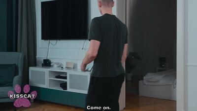 Ava Addams & Kisscat share a steamy honeymoon night with Luna Doll