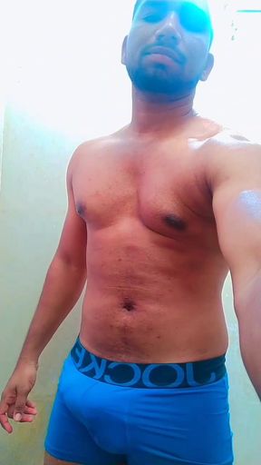 Indian Bulge in Underwear.
