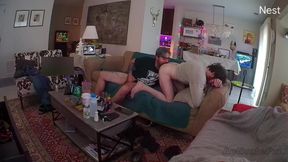 Daddy Fucks Younger Boyfriend on Couch
