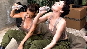 Naughty Beach Fun! Alexis Fawx and Olive Glass in Sand And Sweat 1 - Brazzers HD, XXX Video