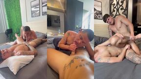 tiago gaucho - paccoo fodendo o puto gaucho - tatuado libera o pauzao pro cara mamar e fode o rabo dele