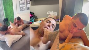 tiago gaucho - paccoo fodendo o puto gaucho - tatuado libera o pauzao pro cara mamar e fode o rabo dele