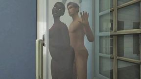 Demi Fucks Pink Haired Guy in the Shower