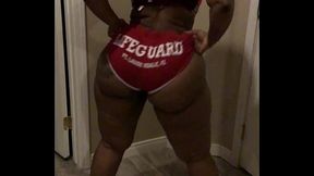 Cherokeedass Shaking Ass with Booty shorts and top