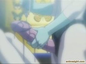 Bondage hentai pregnant with muzzle hard poked by shemale anime