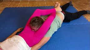 Femdom Wrestling Trouble in Headscissors