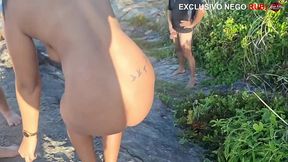 CUCKOLD'S DREAM - THIS TIME I, AS A CUCKOLD GUY, WENT TOO FAR SHE GAVE IT TO MORE THAN 20 GUYS ON THE BEACH, BUT I ONLY MANAGED TO RECORD SOME OF THEM FUCKING HER