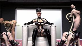 Monster,lesbian domination, bondage, Chapter 1