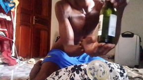 Fit Black Jock Rips Trunks Off Jerks BBC To Gushing Cum Flood