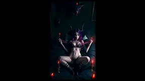 Succubus Enchants Warrior with Seductive Powers in Steamy Fantasy Encounter