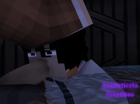 Wild Sex In The Office With My Boss - Minecraft Gay Sex Mod Animation