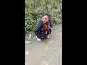 Asian MILF Outdoor Peeing
