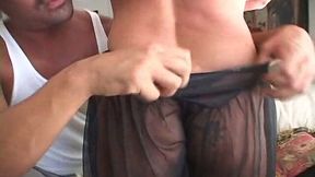 Indian tattooed milf gives yum-yum blowjob to a new neighbor
