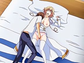 Man nails tongue and rod in anime cunt