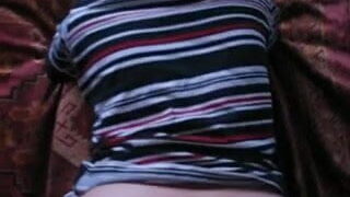 Russian babe takes it deep in her tight ass