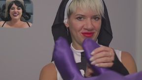 You See Reactions Of Wednesday When Nun Tickle