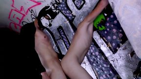 The lost place: two big dicks outdoor fuck