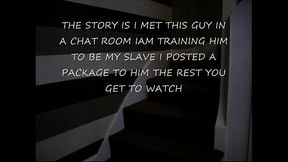 Crossdresser and master on cam part 1