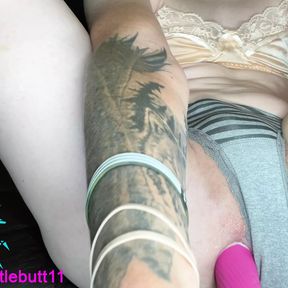 Bubble Butt Femboy Hands Free Cum With BBC