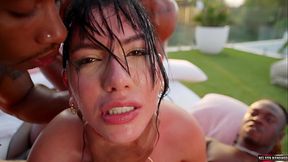 Yenifer Chacon DP hardcore gangbang