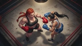 Female Boxing Stories #15: Copper Braids Body Battle