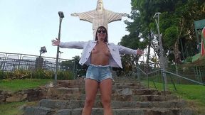 prostituta se oferecendo e fazendo sexo com turista no cristo redentor do rio de janeiro